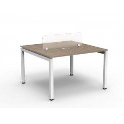 Mesa con Panel Divisorio